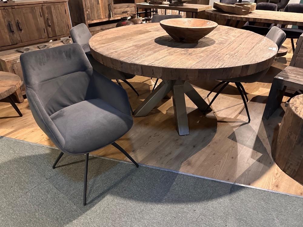 4x Eetkamerstoel draaibaar 