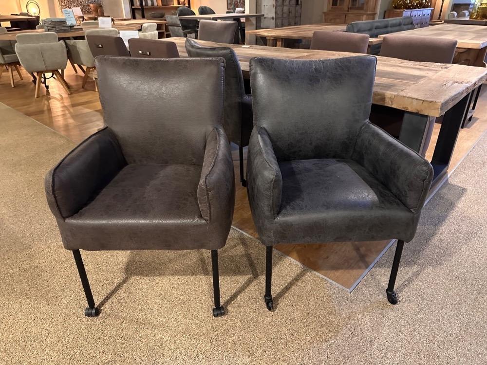 4x showroomstoelen Owen 2 kleuren 