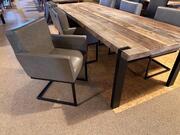 6x Showroomstoel in leder