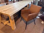 6x showroomstoel leder 