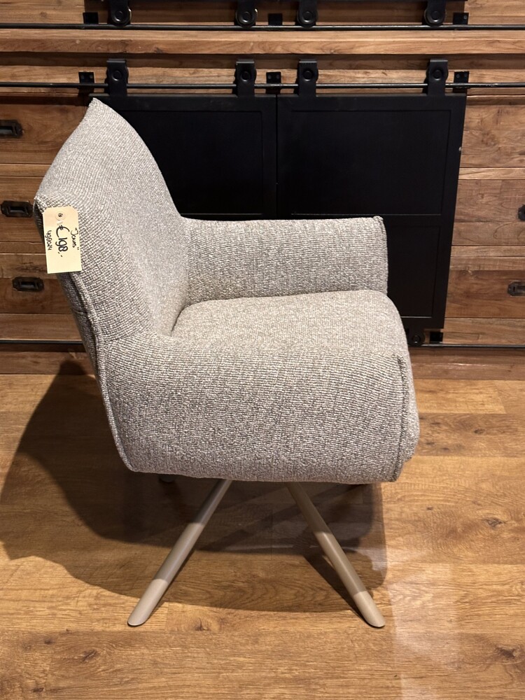 Armstoel Jonas in Lodge Shiitake frame Sandy Beige