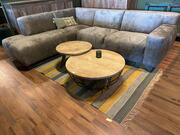 Bank Pieter 3 zits met ottomaan links