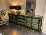 Chinees Hoogglans dressoir groen