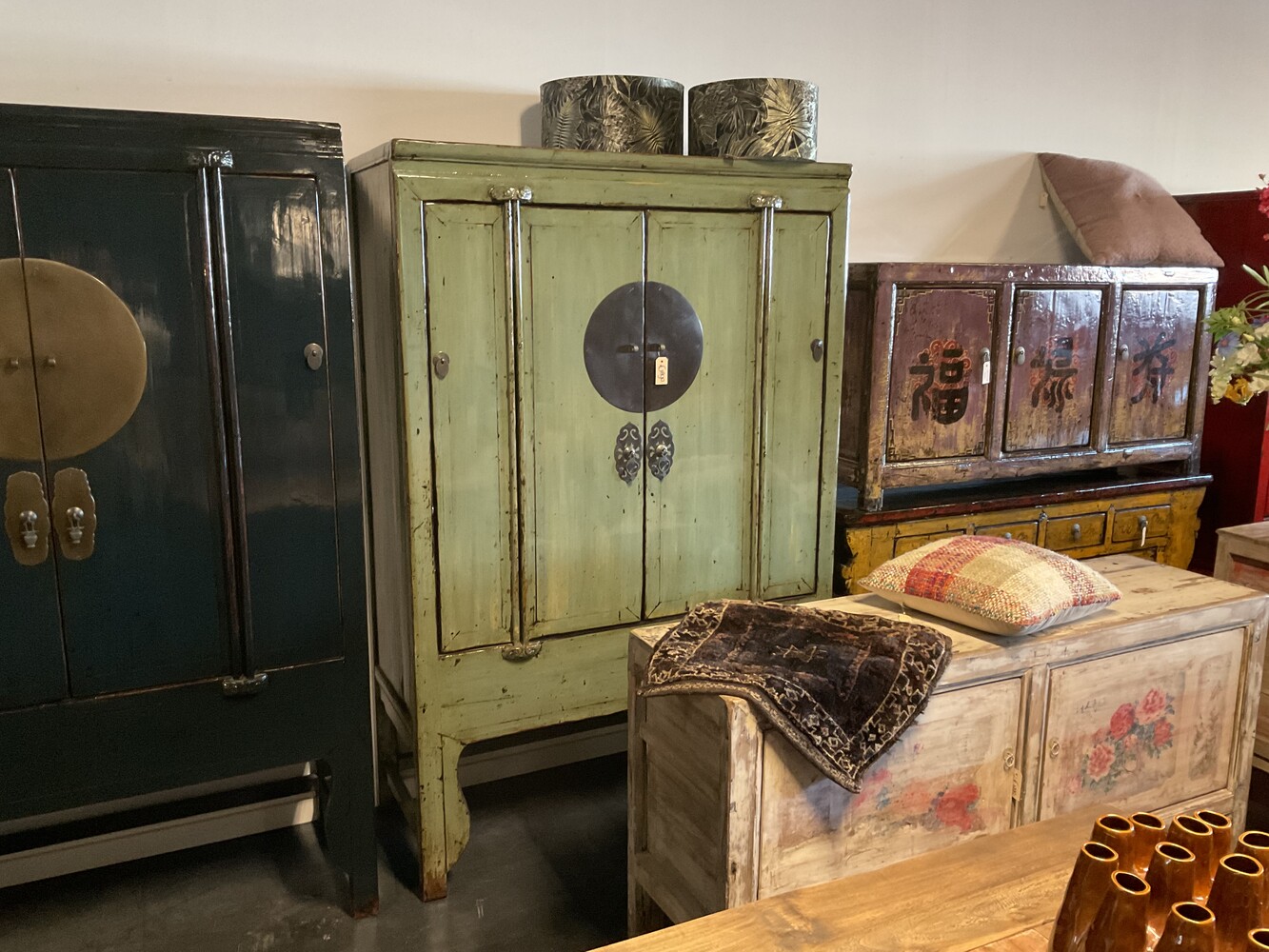 Chinese Bruidskast groen