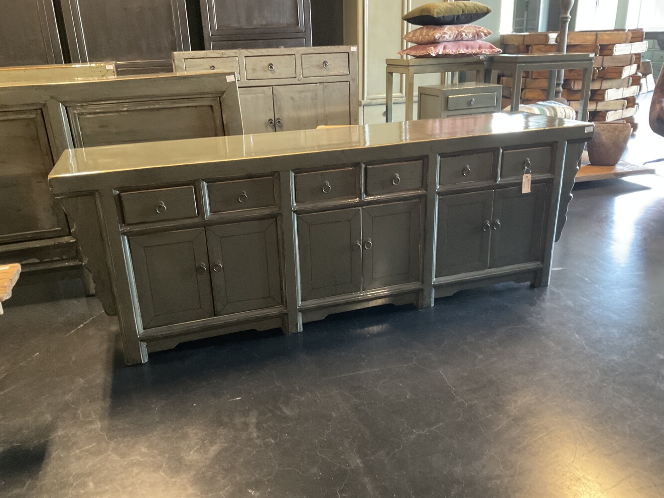 Dressoir 6 deurs uniek hoogglans