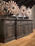 Dressoir Kast RAW 4 deuren en 4 laden recycled teak landelijk rustiek Colonial Warehouse Kessenich