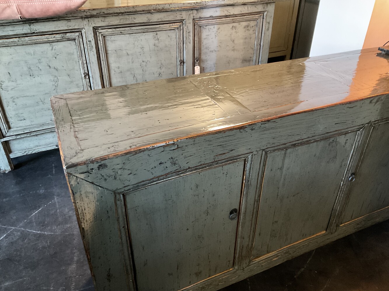 Dressoir oud 4 deuren gelakt hoogglans