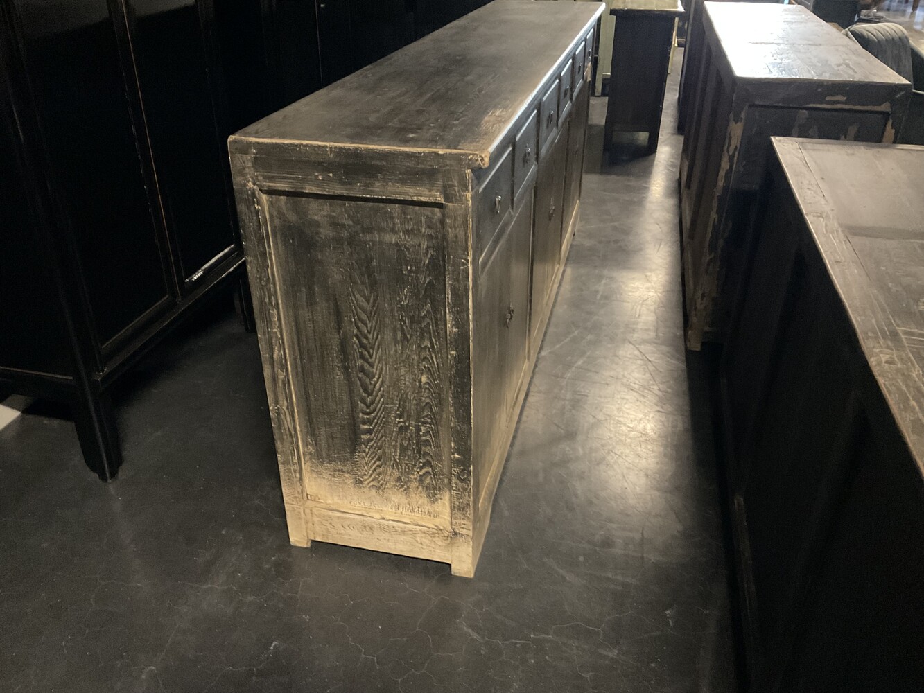 Dressoir oud 6 deuren sober landelijk