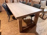 Eettafel eiken blad 6cm