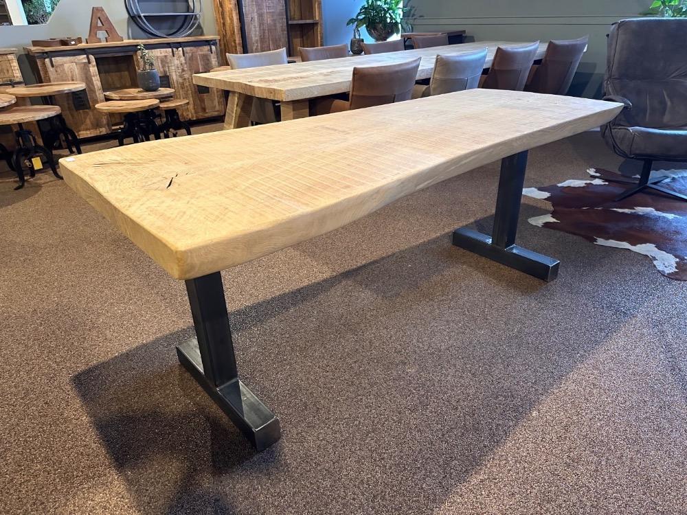 Eettafel eiken boomblad 8cm