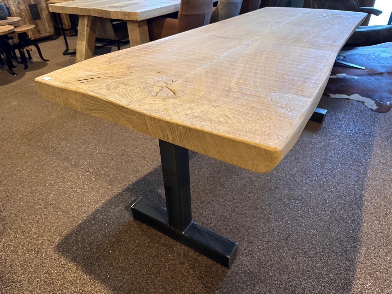 Eettafel eiken boomblad 8cm