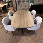 Eettafel eiken Deens ovaal