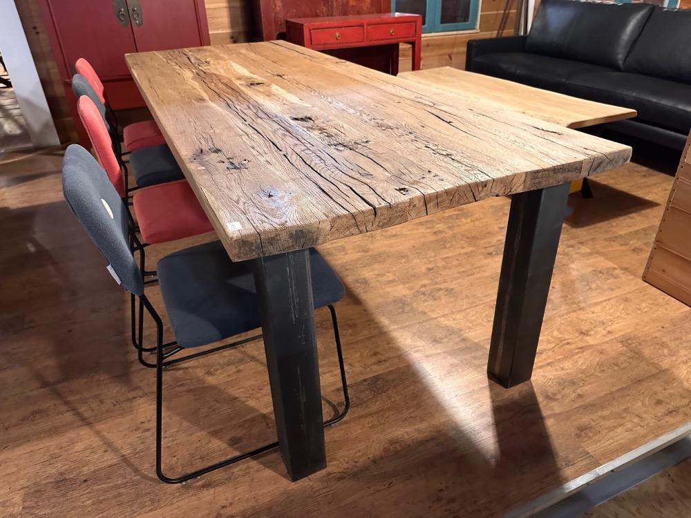 Eettafel oud eiken 5cm