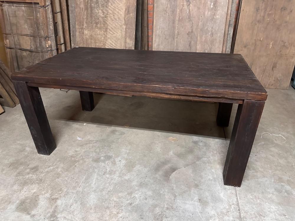 Koloniale tafel geborsteld blad 5cm 