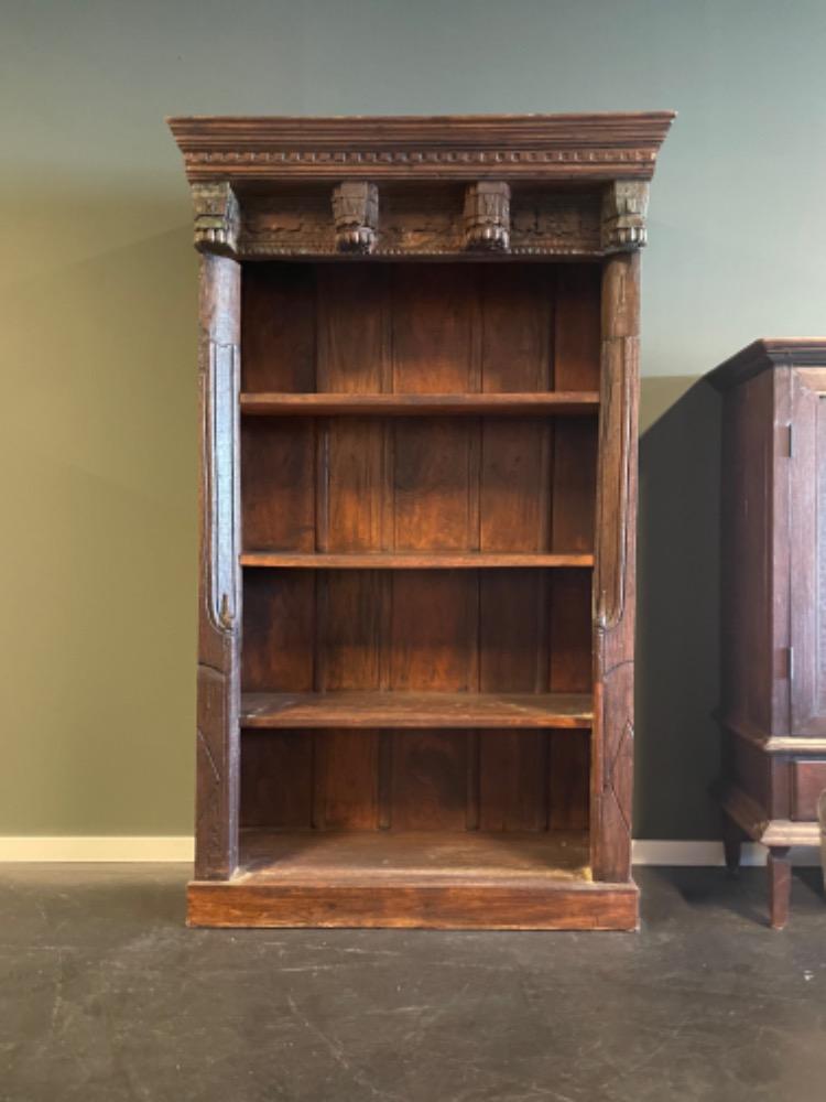 omroeper genade annuleren Mooie grote boekenkast - India meubelen - Unieke Kasten By De Graef  Colonial Warehouse - Colonial Warehouse