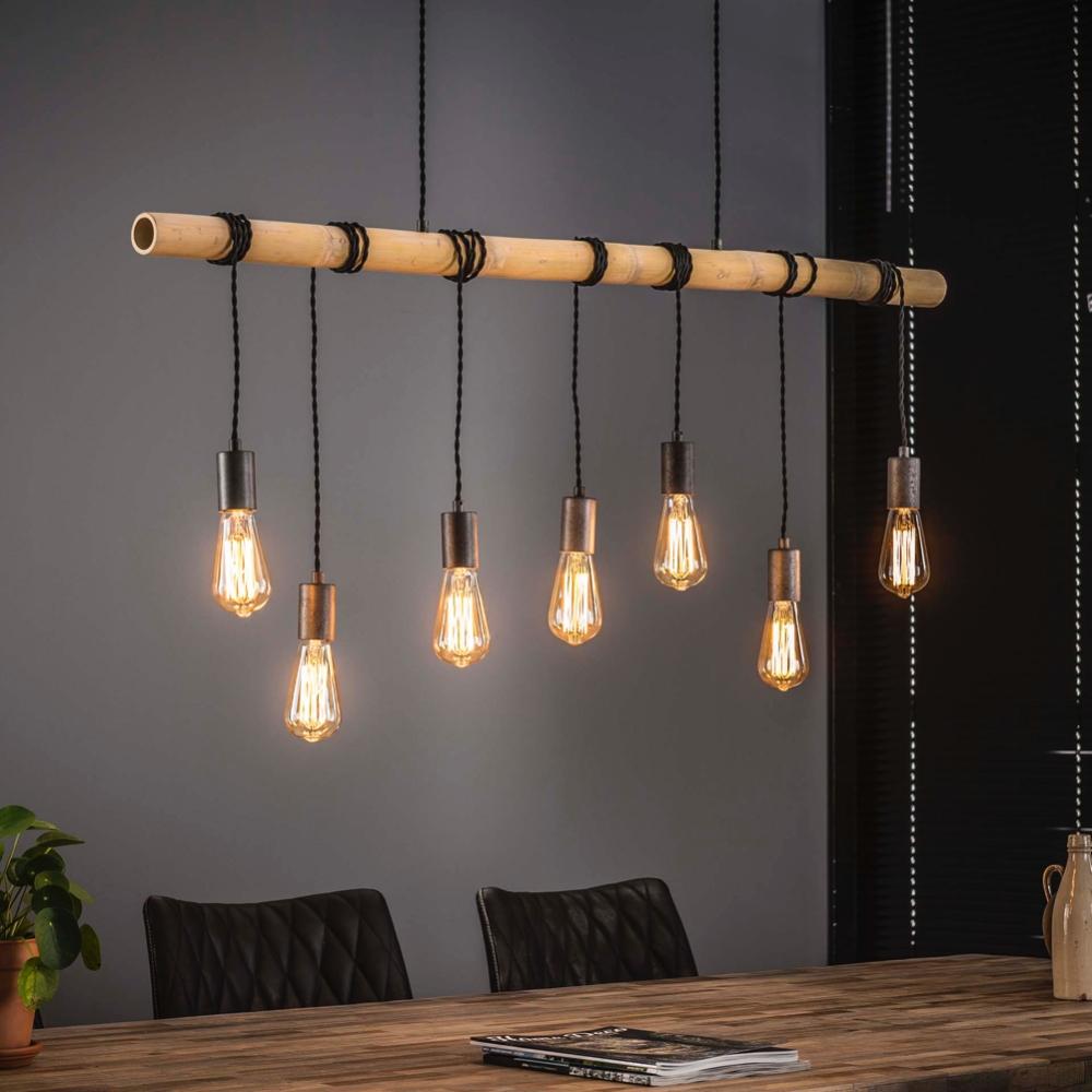 dood eer Vermaken Nieuw Stoere lamp bamboo 7 wikkel - Hanglampen - Stoere industriële  verlichting uit Kessenich - Colonial Warehouse