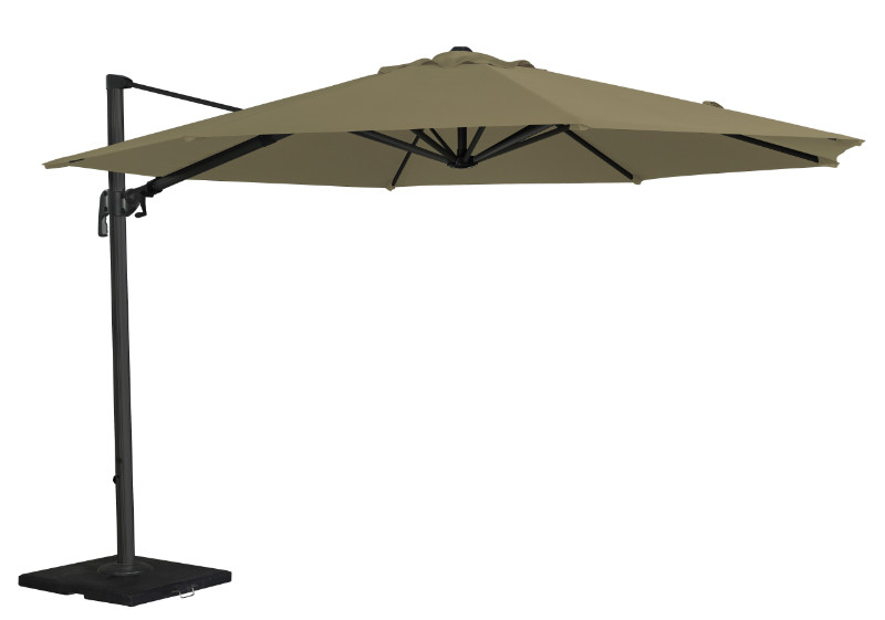 Parasol Pacific 300 cm rond - Op Voorraad - Meubelen, decoratie en accessoires aanbiedingen promoties Colonial