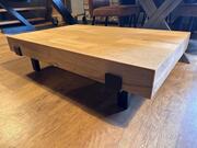 Salontafel eiken blad 12cm