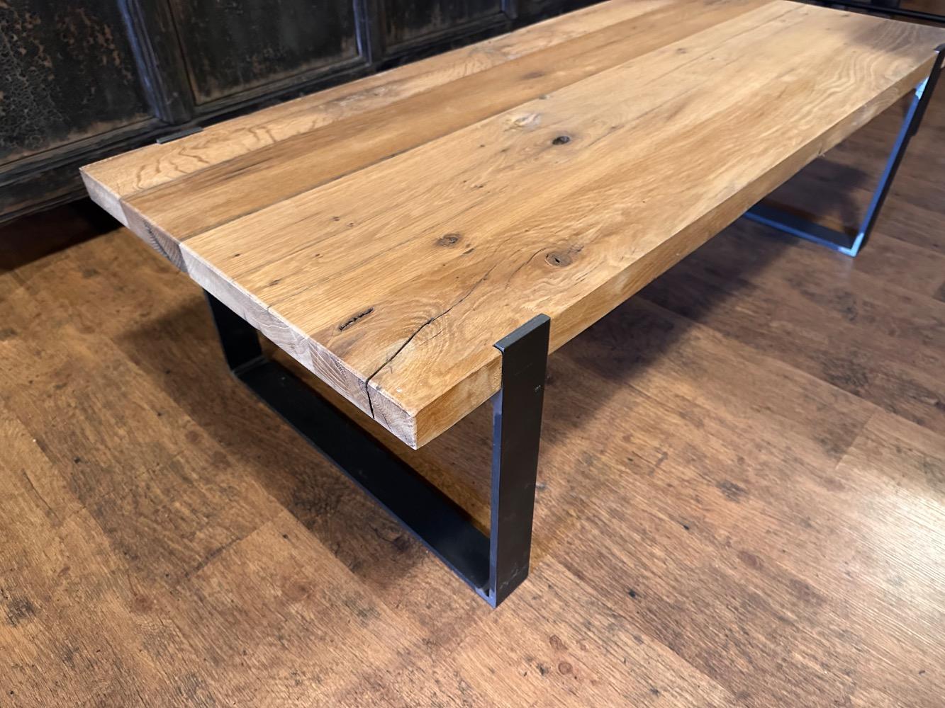 Salontafel oud eiken 