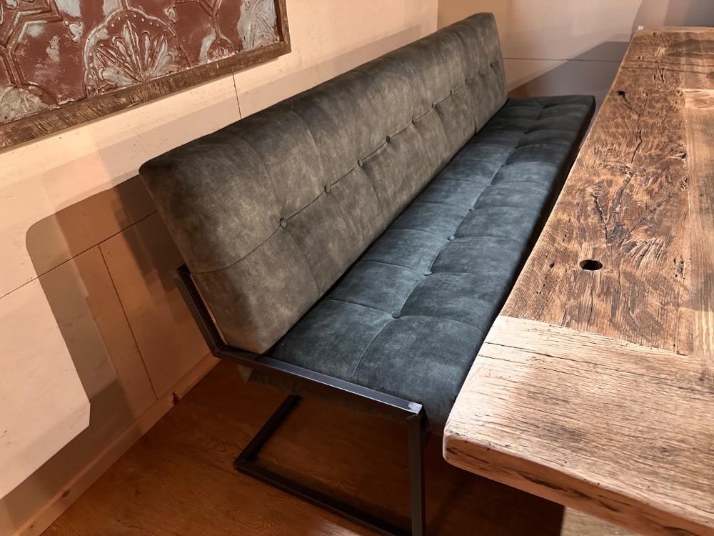 Stoere eetkamerbank 226cm 