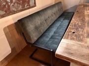 Stoere eetkamerbank 226cm 