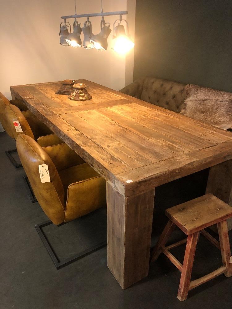 Spiksplinternieuw Stoere tafel Bigfoot recycled - Check de stoerste eetkamertafels WV-72