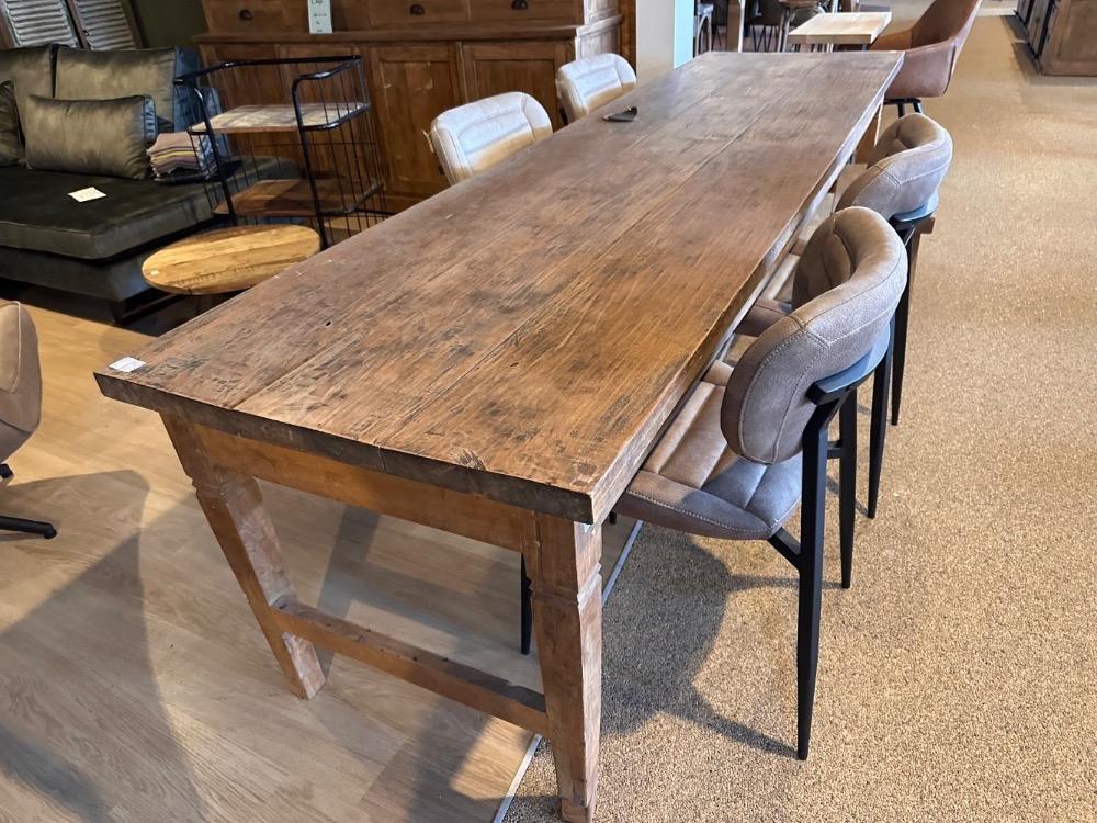 Tafel antiek teakhout