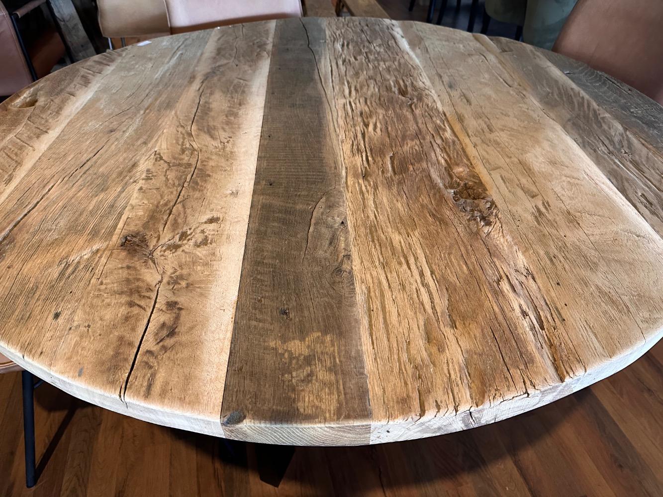 Tafel oud eiken 