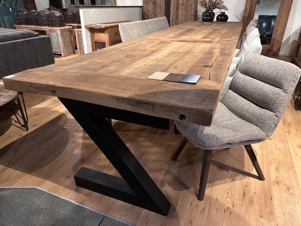 Tafel oud eiken XXXL 7cm dik