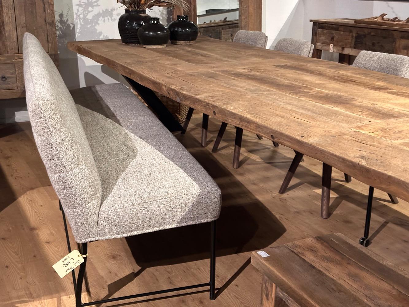 Tafel oud eiken XXXL 7cm dik 