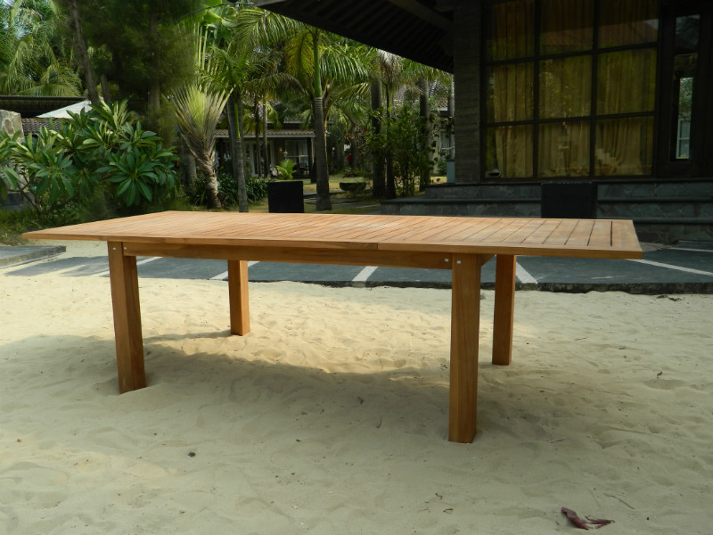 kloof zwaar teugels Tuintafel uittrekbaar teak 180/280x110 - Tuinmeubelen Teak - Meubelen,  decoratie en accessoires aanbiedingen promoties - Colonial Warehouse