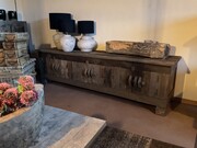 TV Dressoir Kast 220 RAW landelijk rustiek Teak
