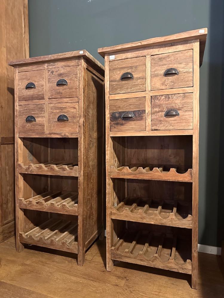 Wijnkastje laag 6 lades